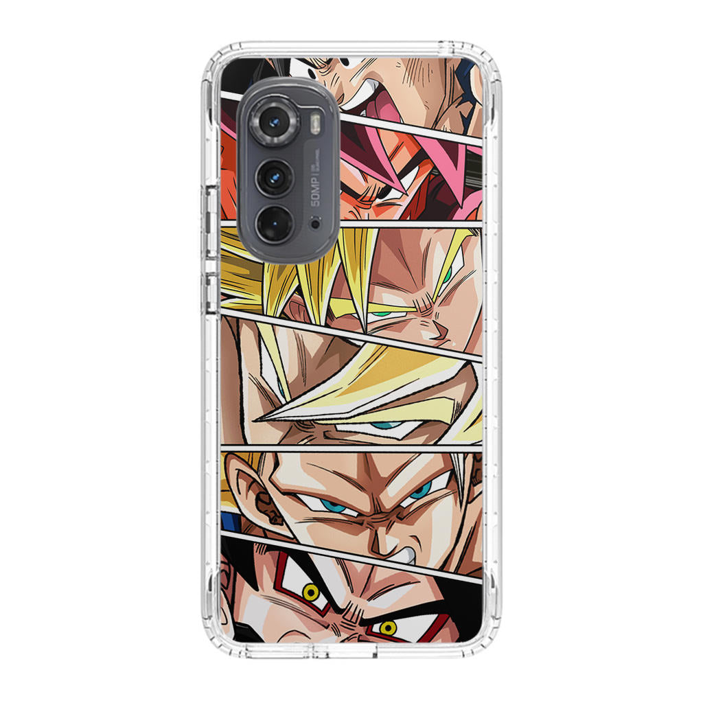 Son Goku Forms Motorola Edge 2022 Case