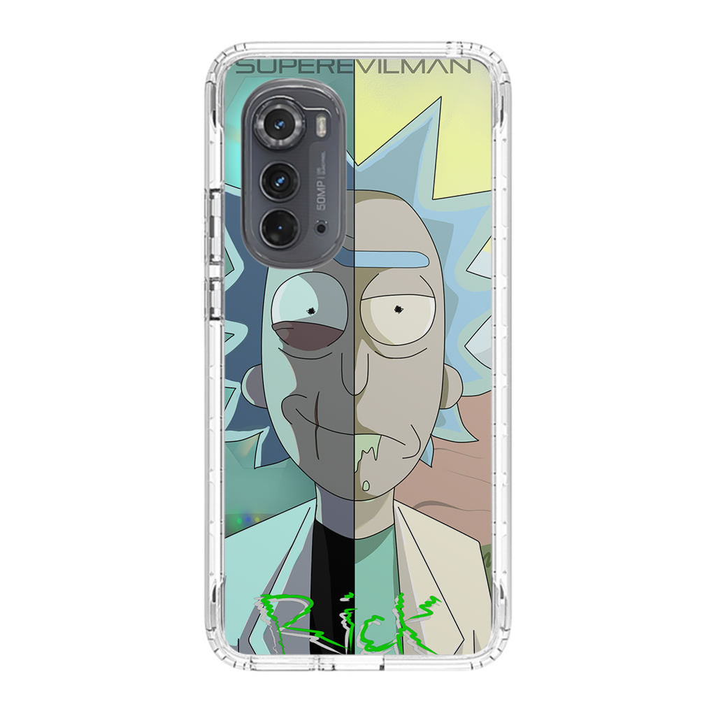 Super Evil Man Rick And Rick Motorola Edge 2022 Case