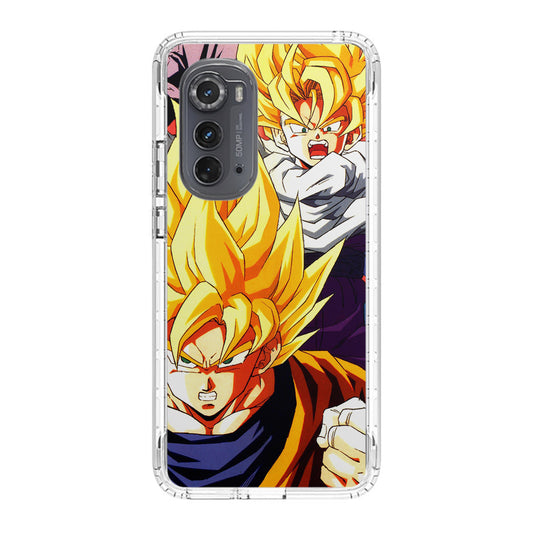 Super Saiyan Goku And Gohan Motorola Edge 2022 Case