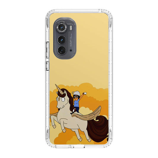 Tina Belcher And Unicorn Motorola Edge 2022 Case