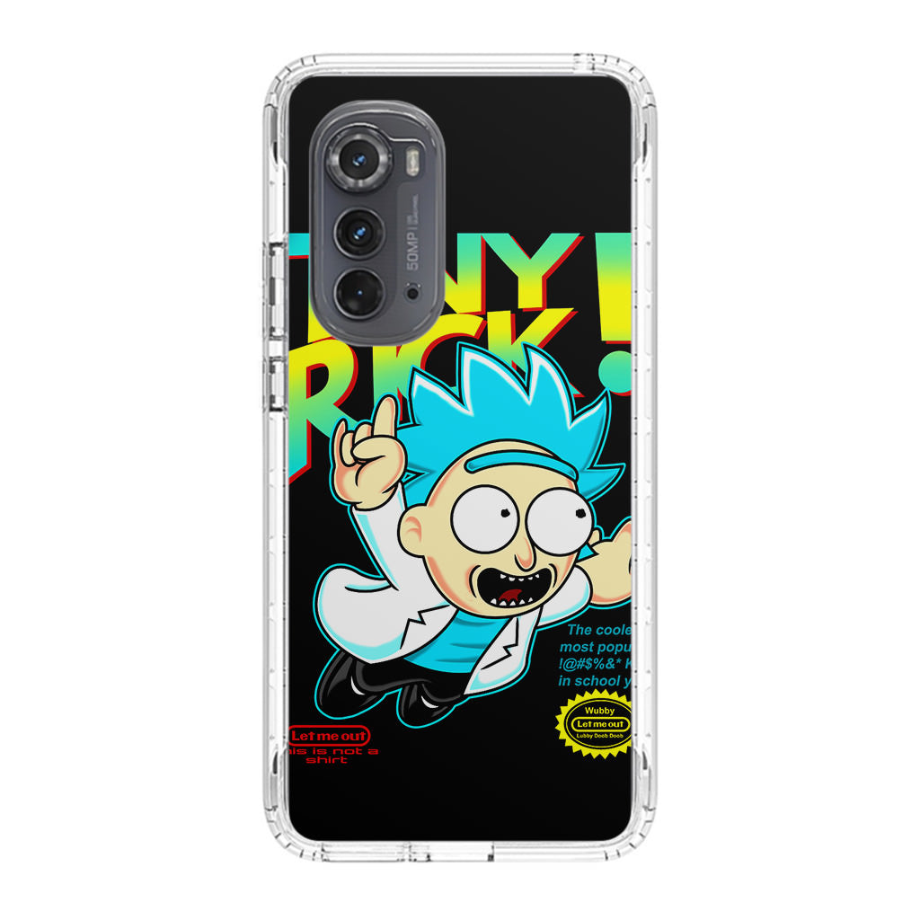 Tiny Rick Let Me Out Motorola Edge 2022 Case