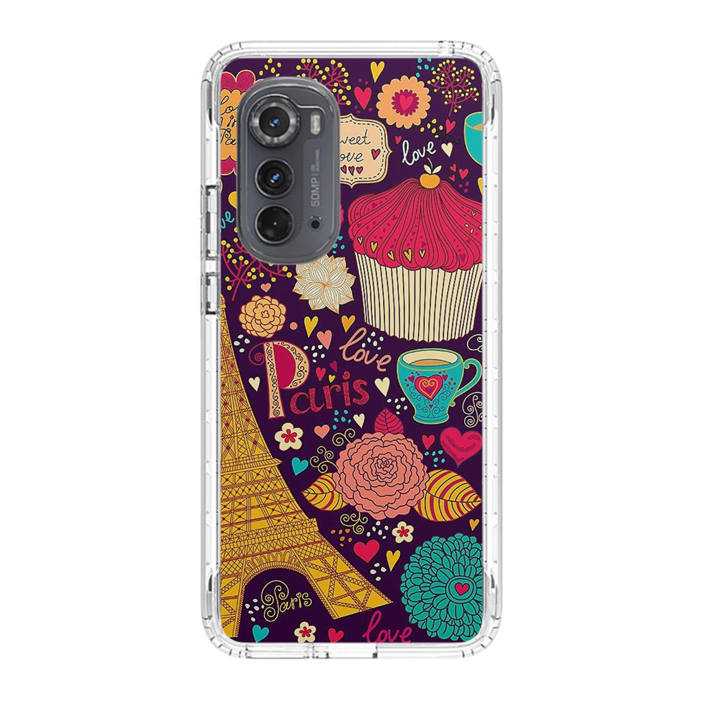 Vintage Love In Paris Motorola Edge 2022 Case