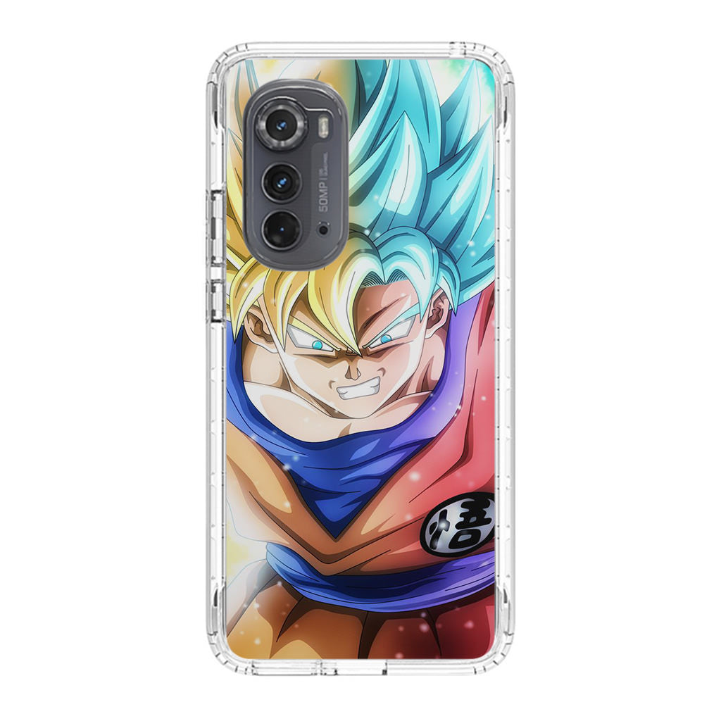 Goku SSJ 1 to SSJ Blue Motorola Edge 2022 Case