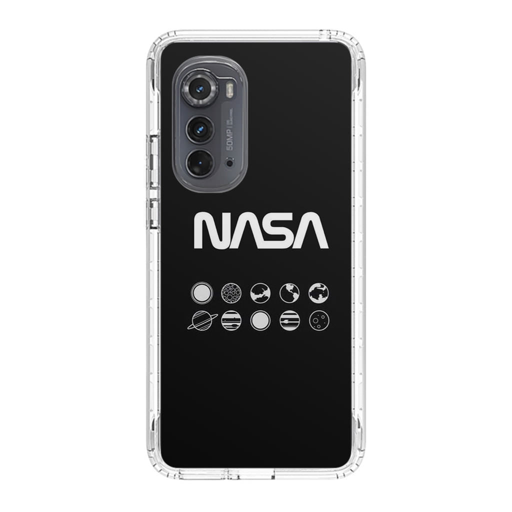 NASA Minimalist Motorola Edge 2022 Case