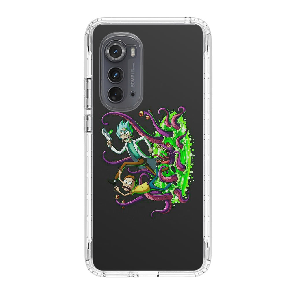 Rick And Morty Pass Through The Portal Motorola Edge 2022 Case