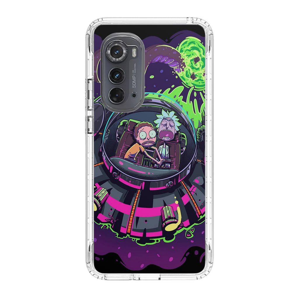 Rick And Morty Spaceship Motorola Edge 2022 Case