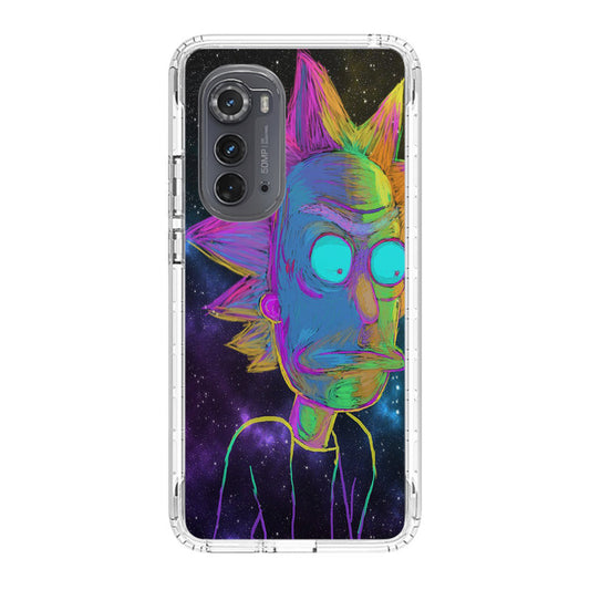 Rick Colorful Crayon Space Motorola Edge 2022 Case