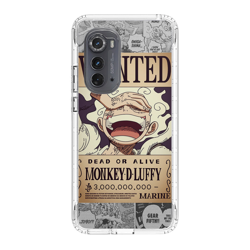 Gear 5 Wanted Poster Motorola Edge 2022 Case