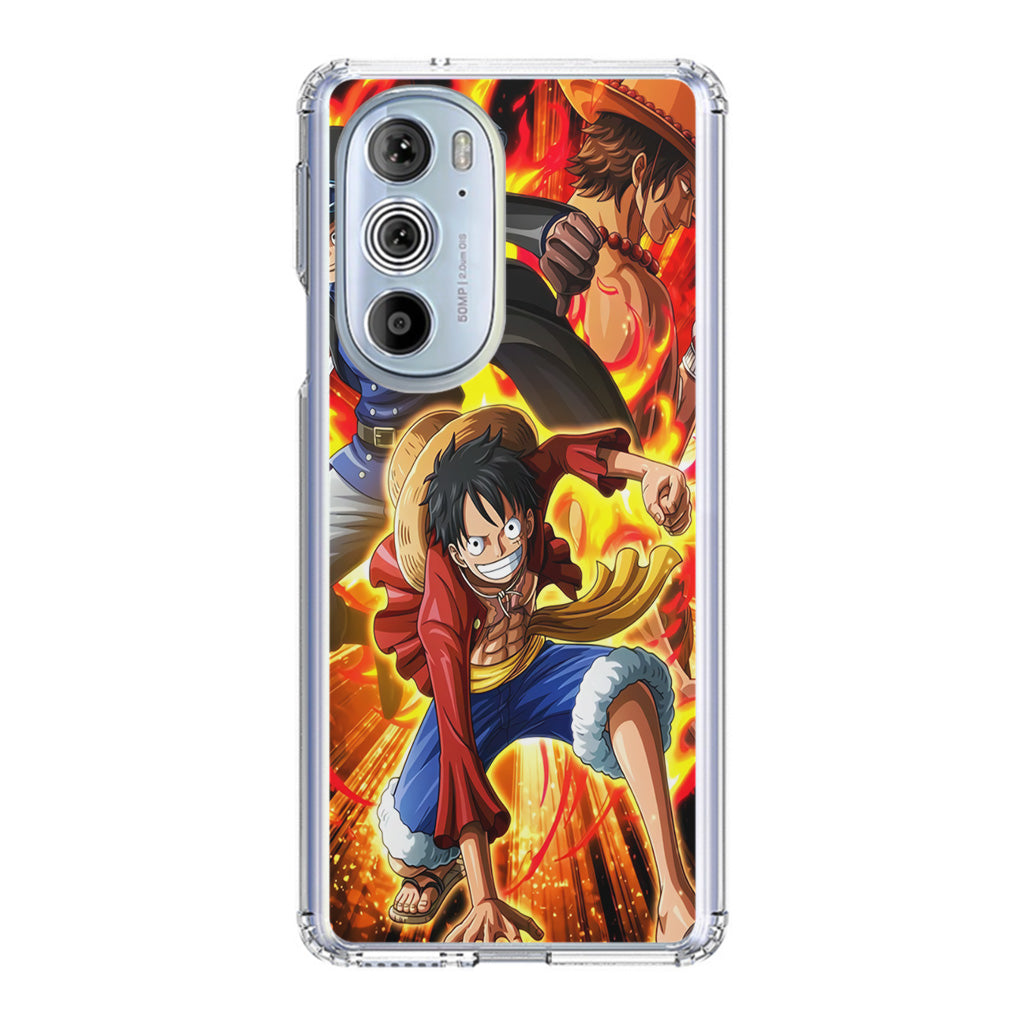 Ace Sabo Luffy Brotherhood Motorola Edge Plus 2022 Case