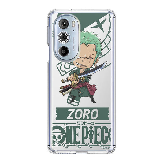 Chibi Zoro Motorola Edge Plus 2022 Case