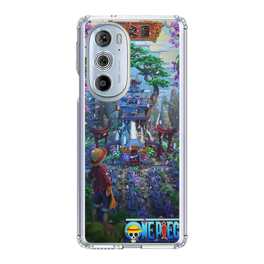 Flower Capital of Wano One Piece Motorola Edge Plus 2022 Case