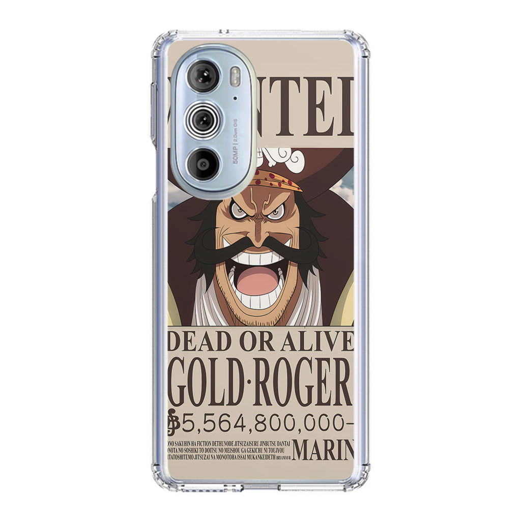 Gold Roger Bounty Motorola Edge Plus 2022 Case