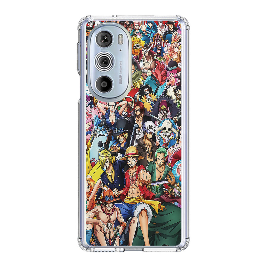 One Piece Characters In New World Motorola Edge Plus 2022 Case