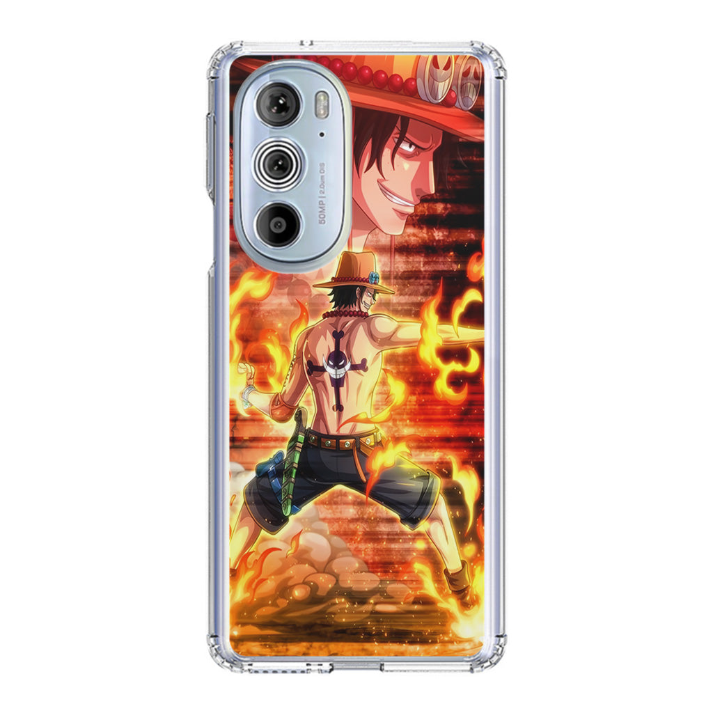 Portgas D Ace One Piece Motorola Edge Plus 2022 Case