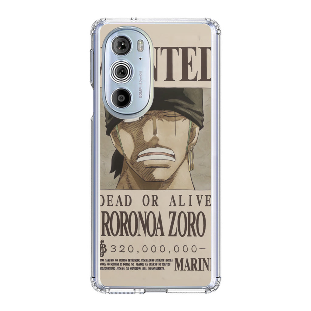 Roronoa Zoro Bounty Motorola Edge Plus 2022 Case