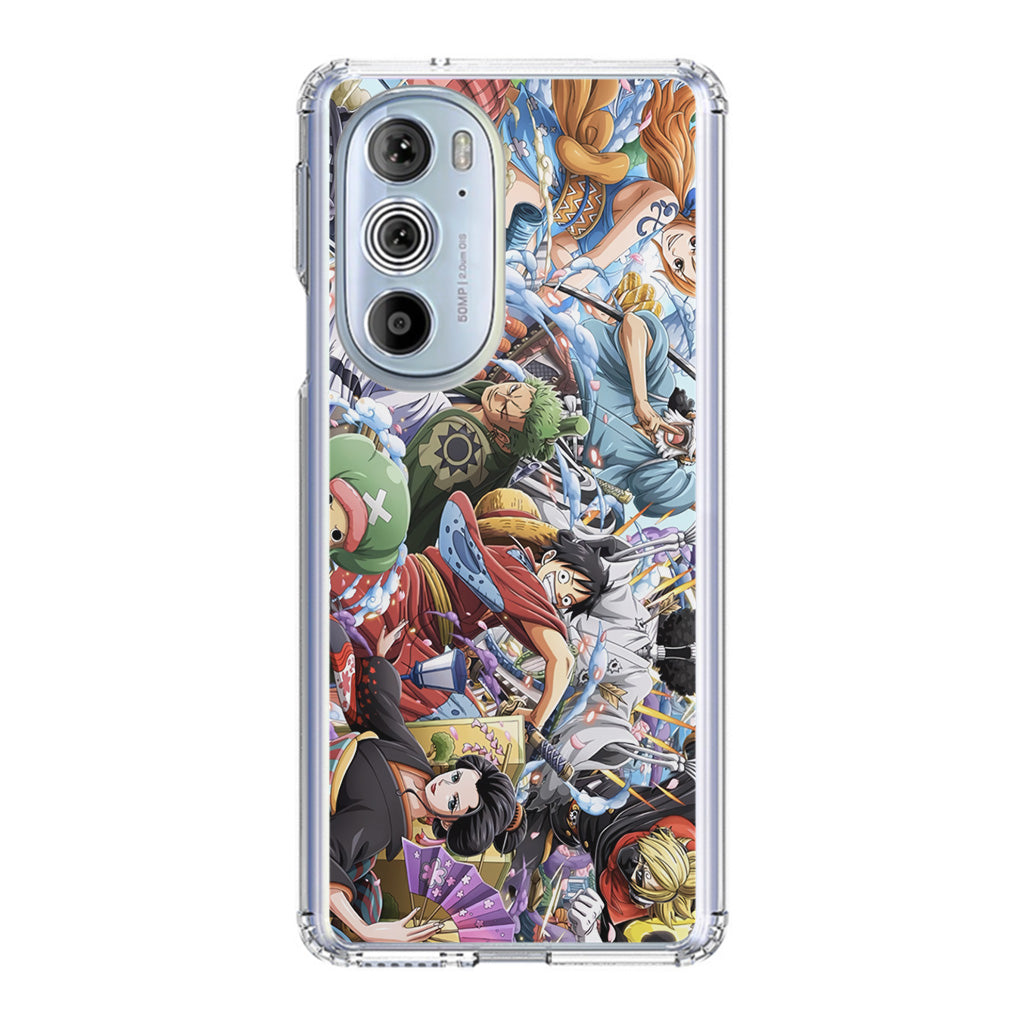 Straw Hat Pirates Arc Wano Motorola Edge Plus 2022 Case