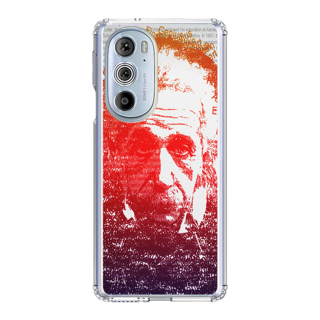 Albert Einstein Art Motorola Edge Plus 2022 Case