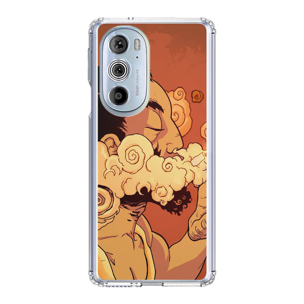 Artistic Psychedelic Smoke Motorola Edge Plus 2022 Case