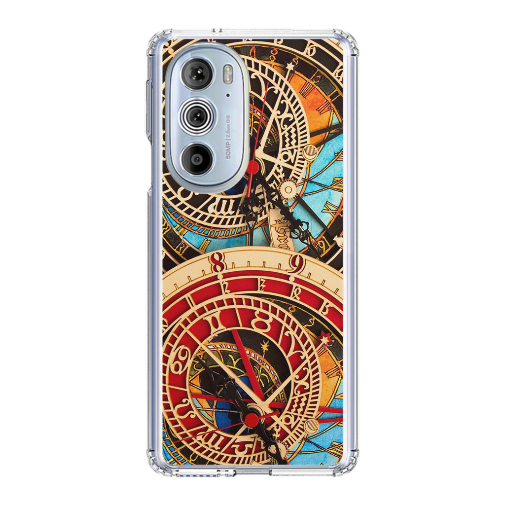 Astronomical Clock Motorola Edge Plus 2022 Case