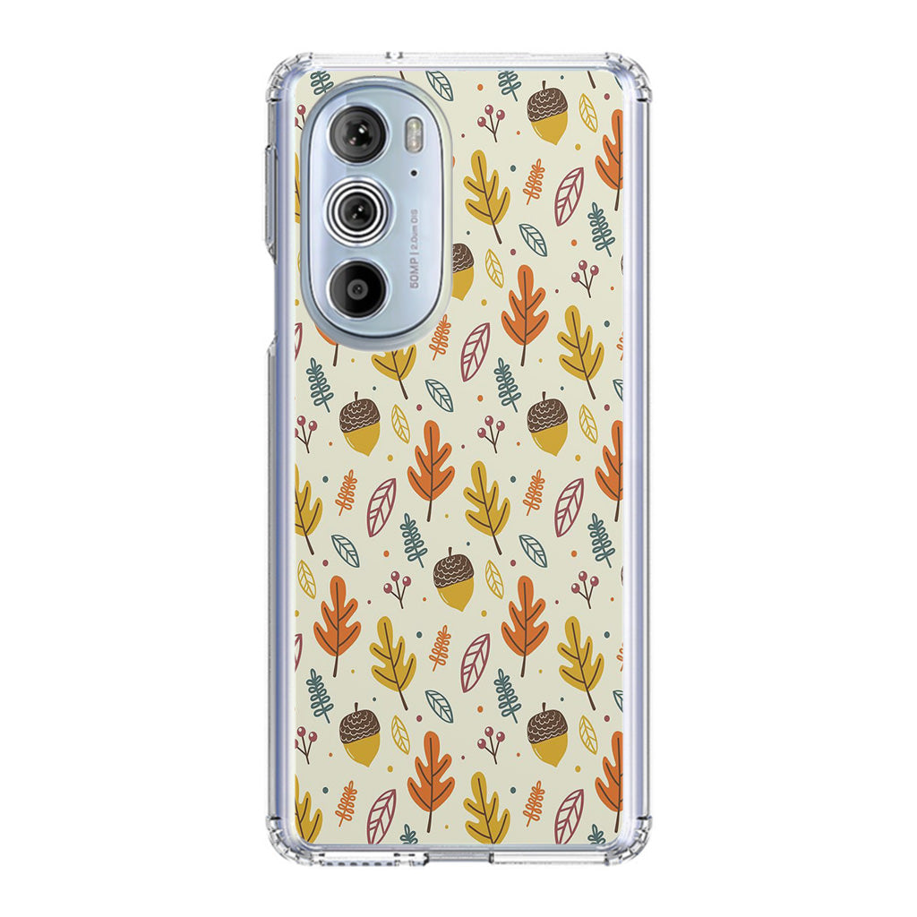 Autumn Things Pattern Motorola Edge Plus 2022 Case