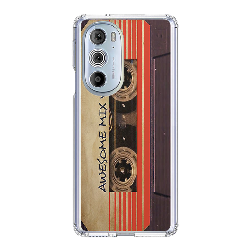 Awesome Mix Vol 1 Cassette Motorola Edge Plus 2022 Case