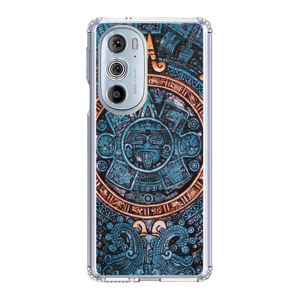 Aztec Calendar Motorola Edge Plus 2022 Case