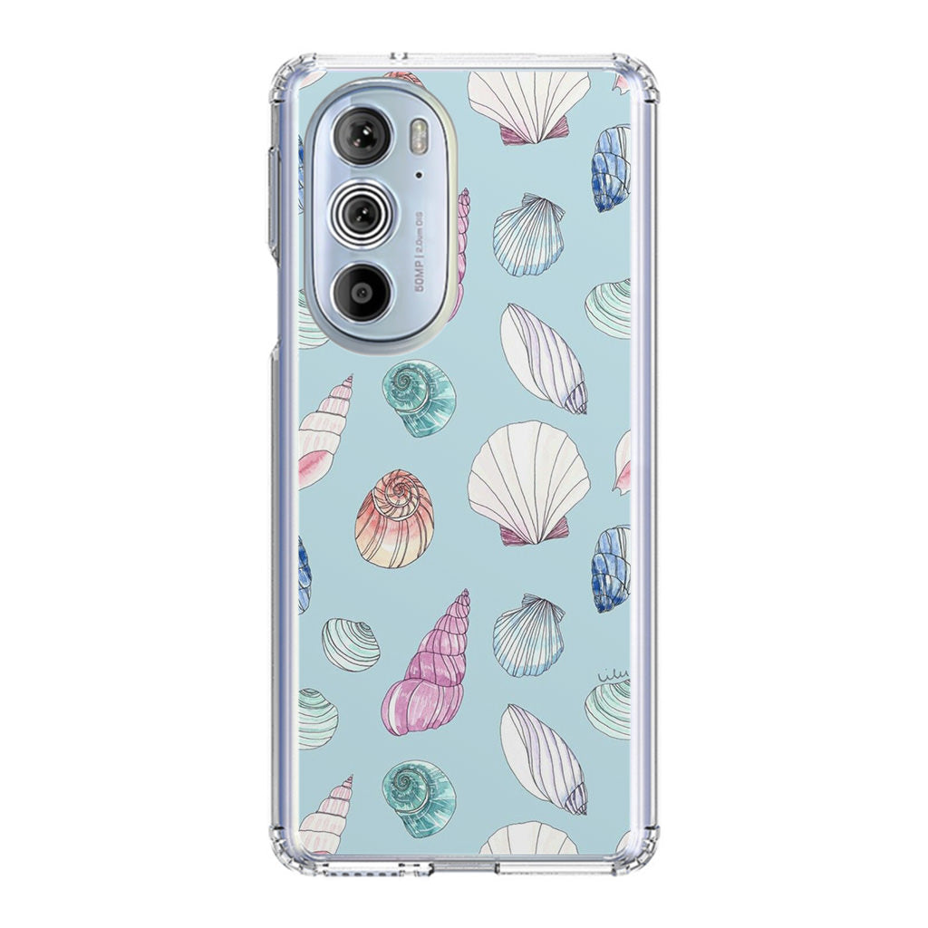 Beach Shells Pattern Motorola Edge Plus 2022 Case