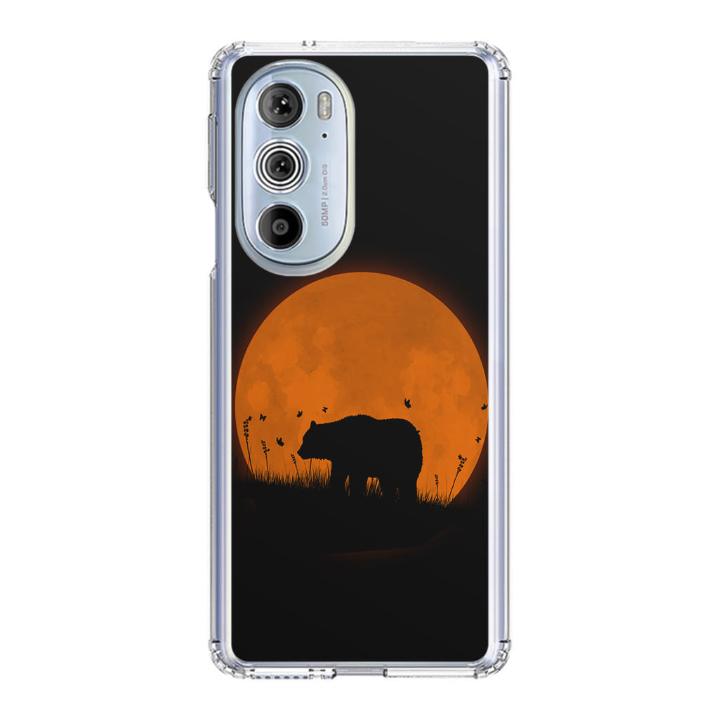 Bear Silhouette Motorola Edge Plus 2022 Case