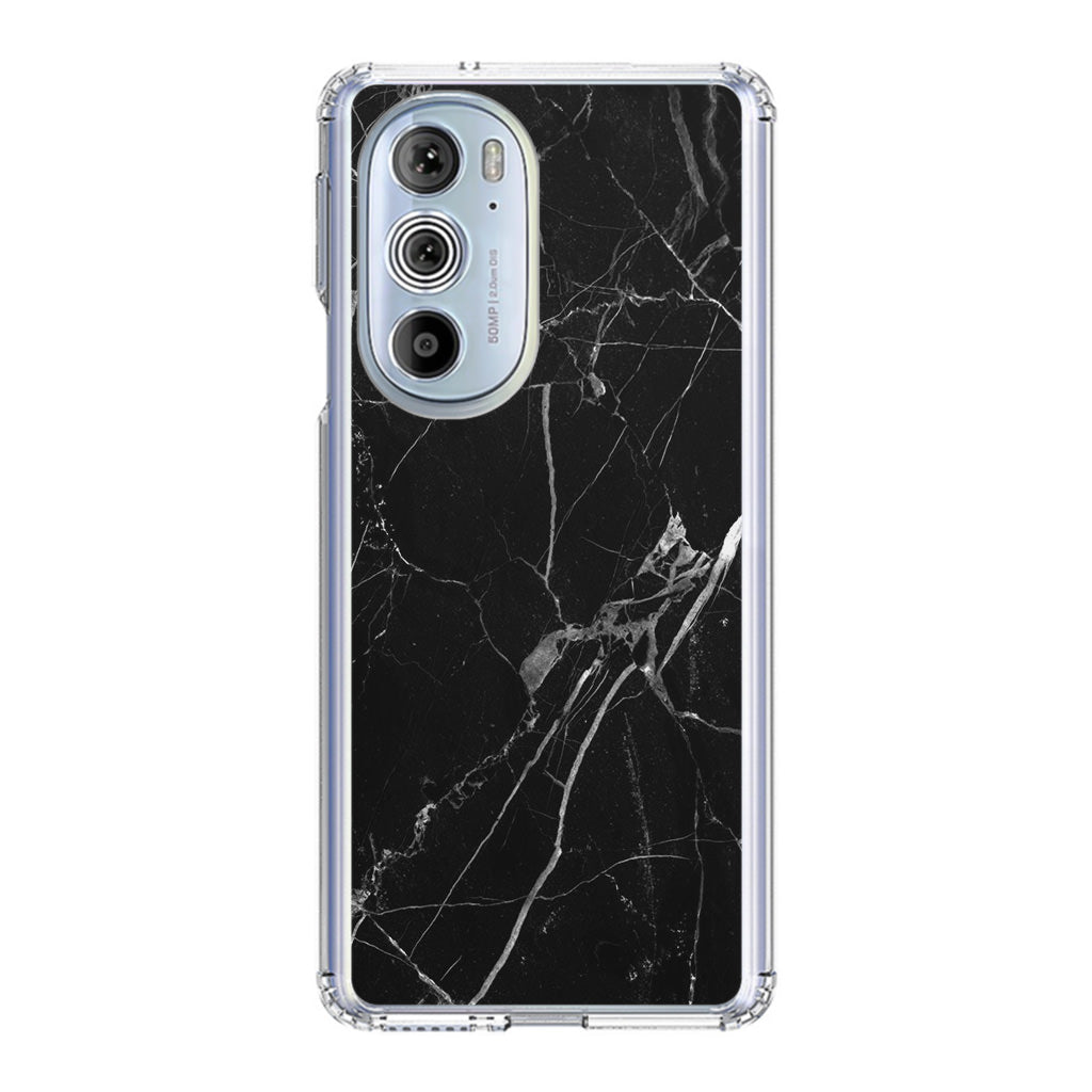 Black Marble Motorola Edge Plus 2022 Case