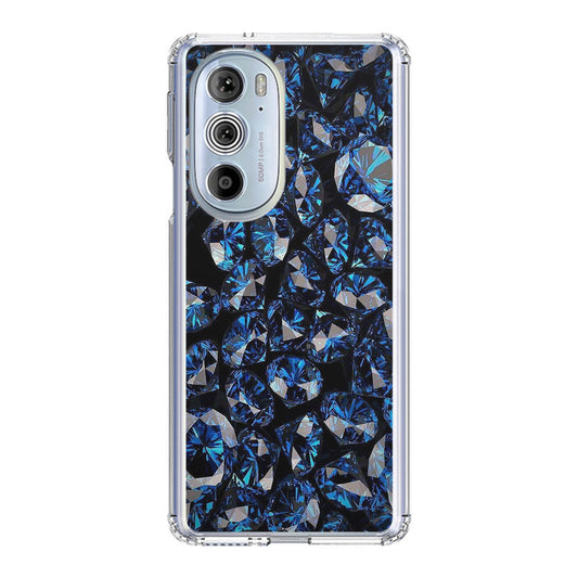 Blue Diamonds Pattern Motorola Edge Plus 2022 Case