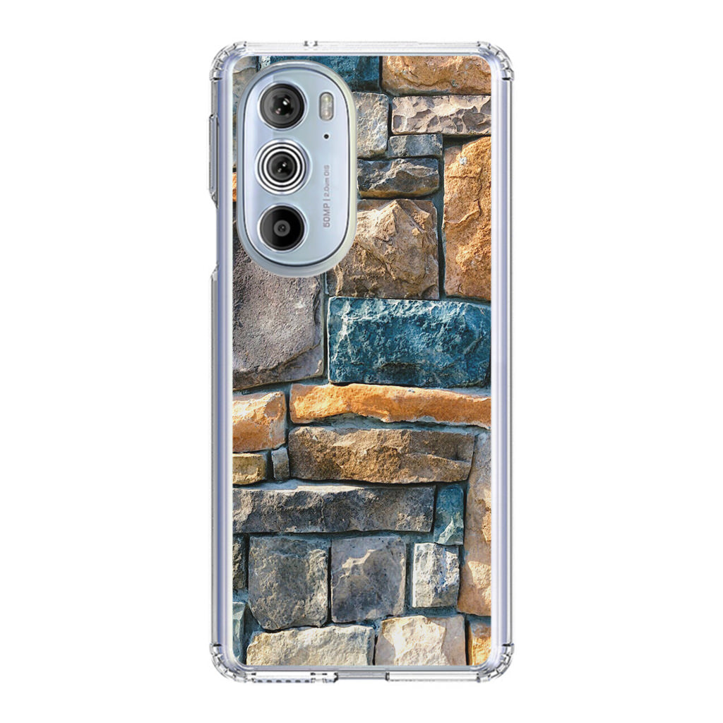 Colored Stone Piles Motorola Edge Plus 2022 Case