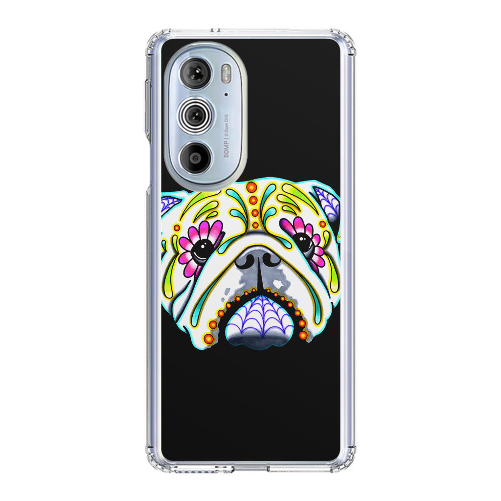 Colorful Bulldog Art Motorola Edge Plus 2022 Case