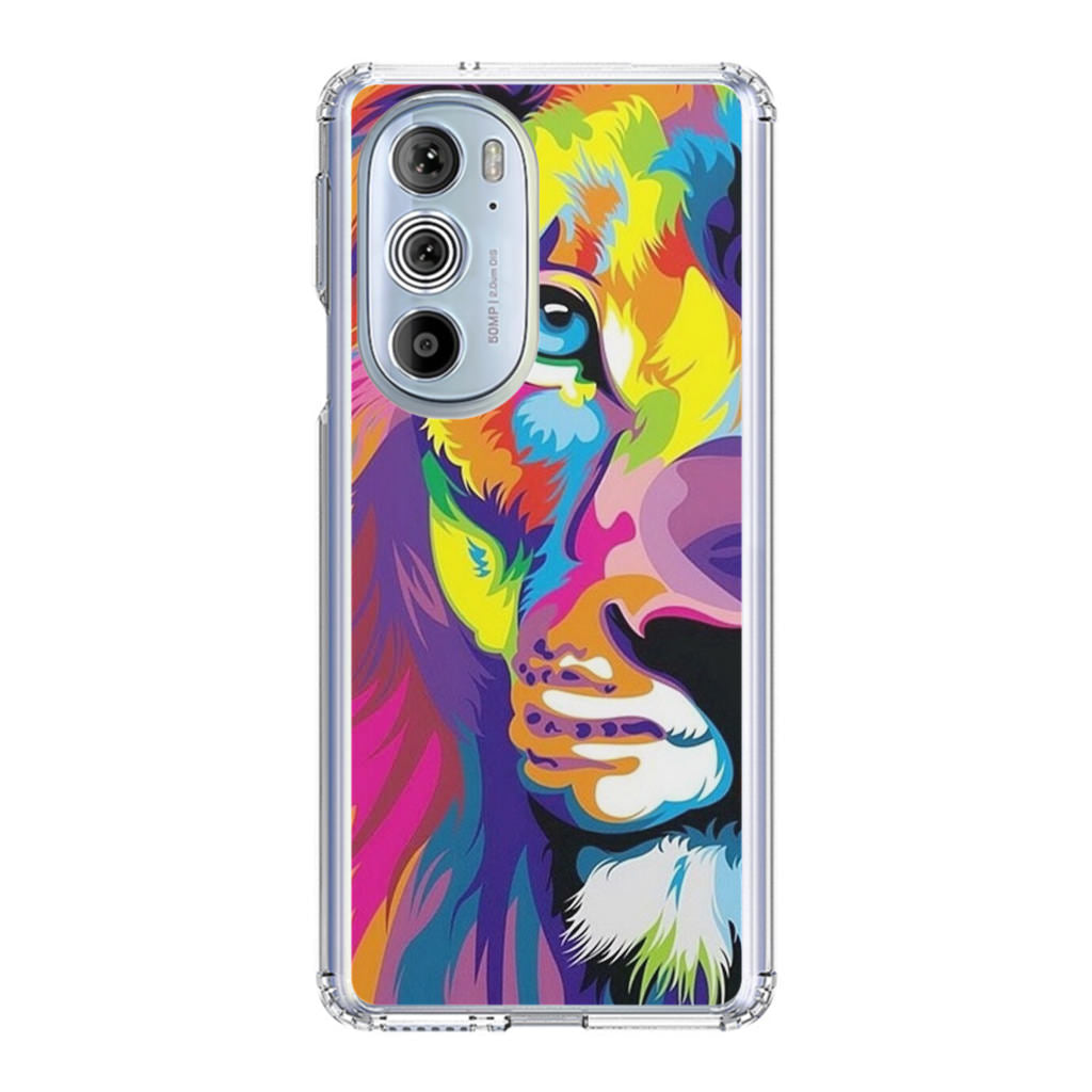 Colorful Lion Motorola Edge Plus 2022 Case