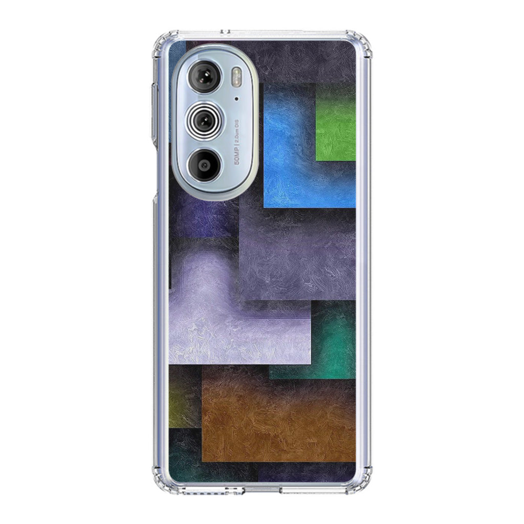 Colorful Rectangel Art Motorola Edge Plus 2022 Case