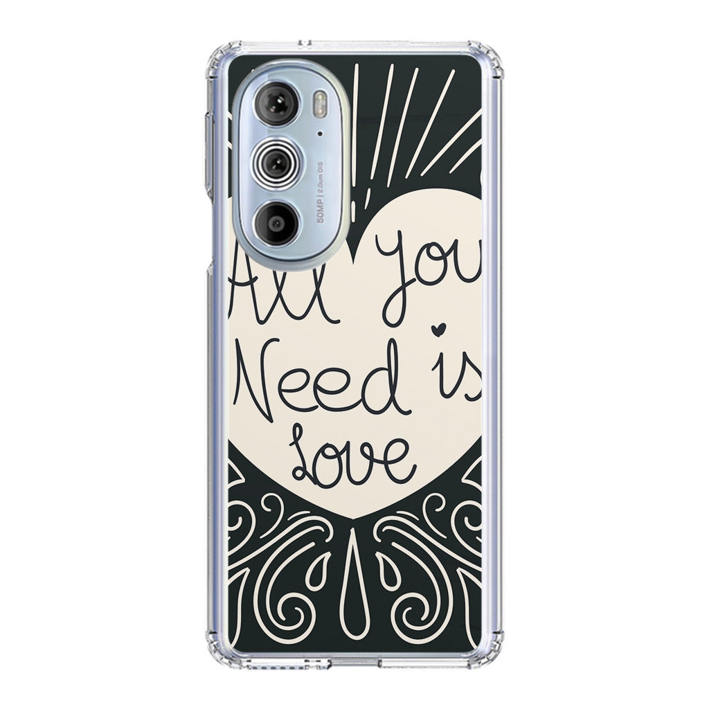 Drawn Love Motorola Edge Plus 2022 Case