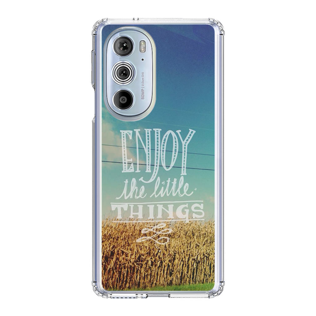 Enjoy The Little Things Motorola Edge Plus 2022 Case