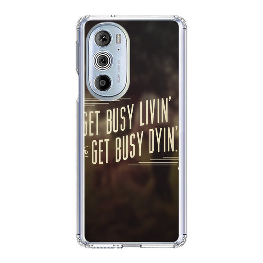 Get Living or Get Dying Motorola Edge Plus 2022 Case