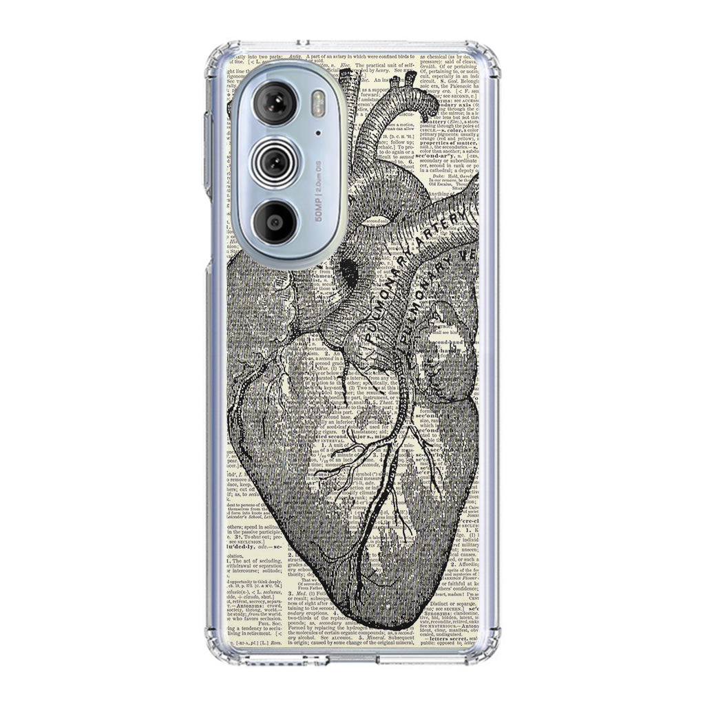 Heart Book Art Motorola Edge Plus 2022 Case