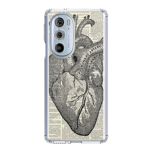 Heart Book Art Motorola Edge Plus 2022 Case