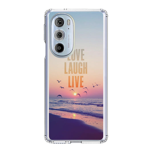 Love Laugh Live Motorola Edge Plus 2022 Case