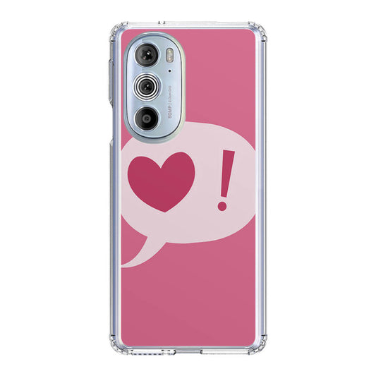 Love Pink Motorola Edge Plus 2022 Case