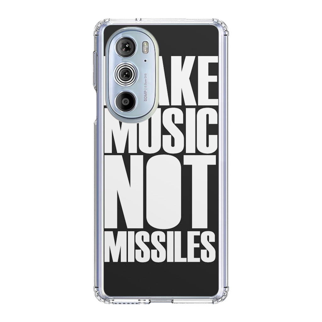 Make Music Not Missiles Motorola Edge Plus 2022 Case