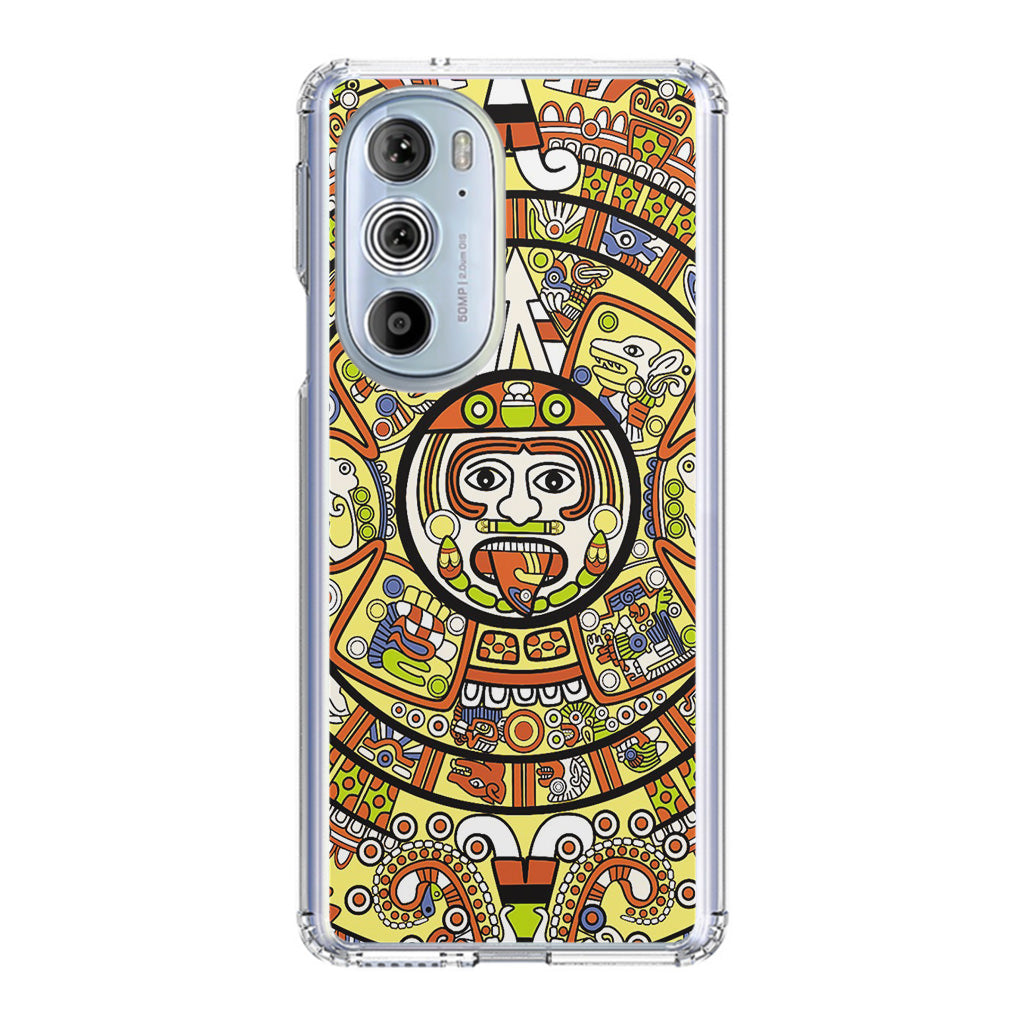 Mayan Calendar Motorola Edge Plus 2022 Case