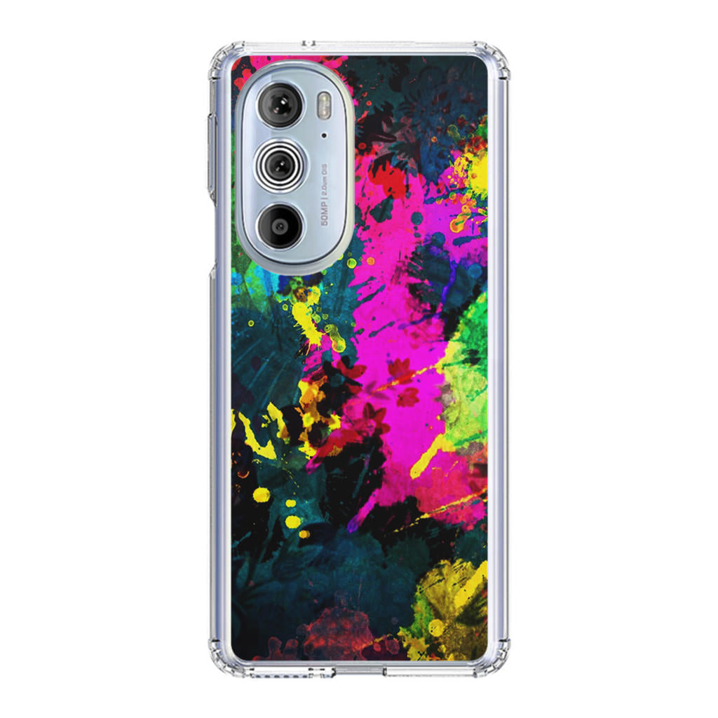 Mixture Colorful Paint Motorola Edge Plus 2022 Case