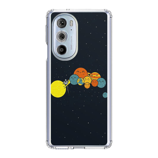 Planet Cute Illustration Motorola Edge Plus 2022 Case