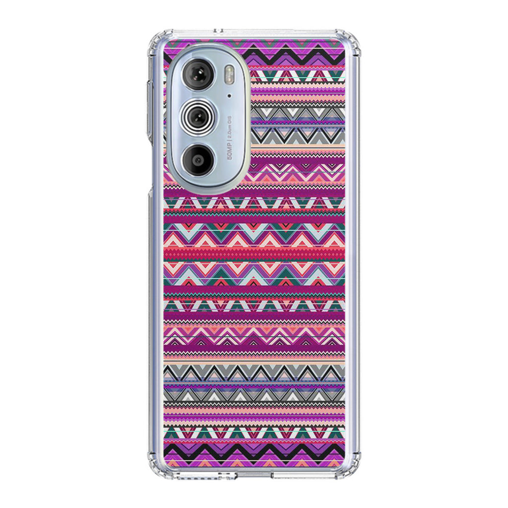 Purple Aztec Art Motorola Edge Plus 2022 Case