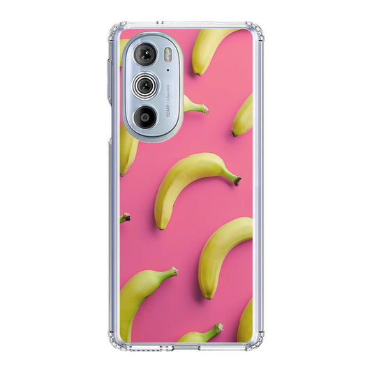 Real Bananas Fruit Pattern Motorola Edge Plus 2022 Case