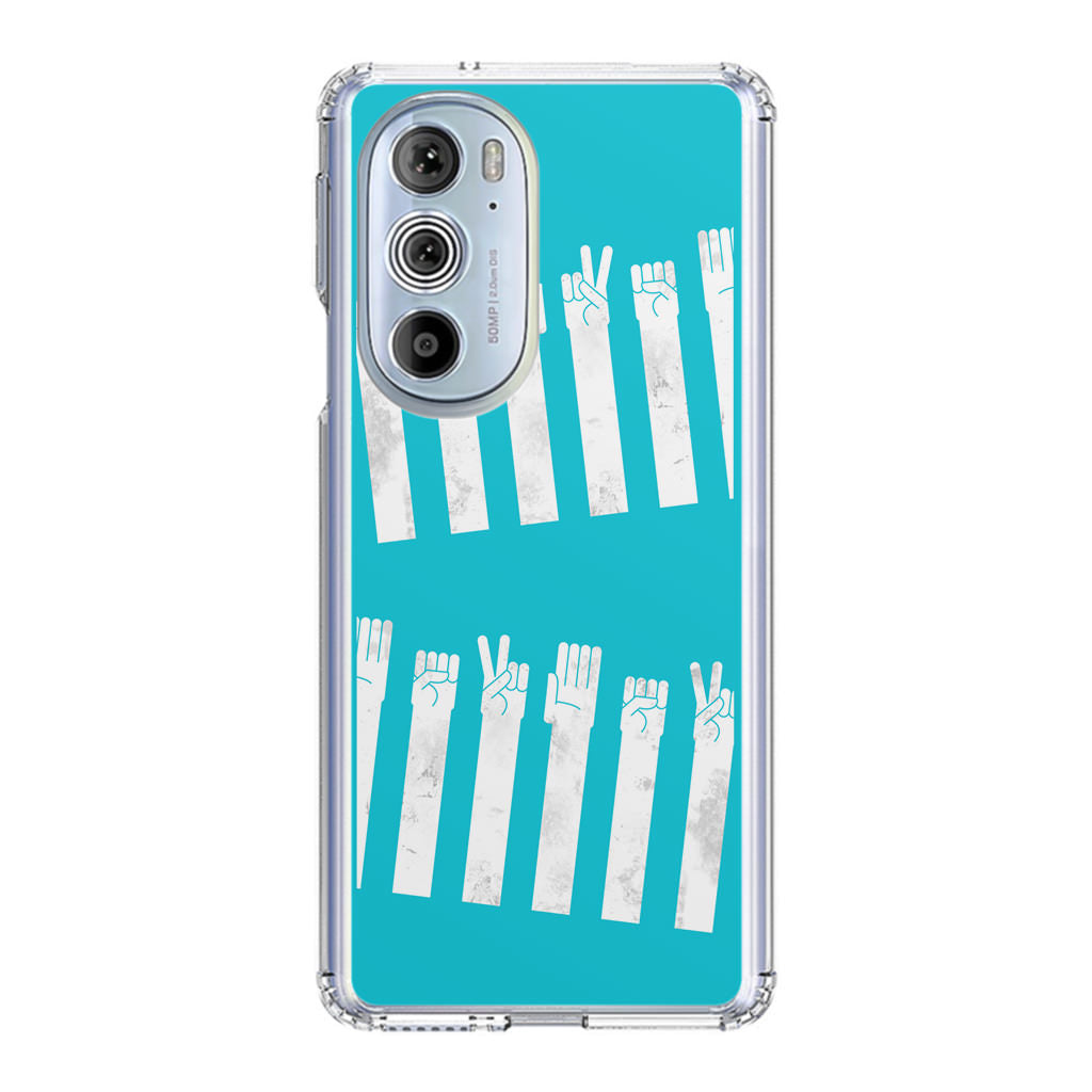 Rock–paper–scissors Zebra Crossing Motorola Edge Plus 2022 Case