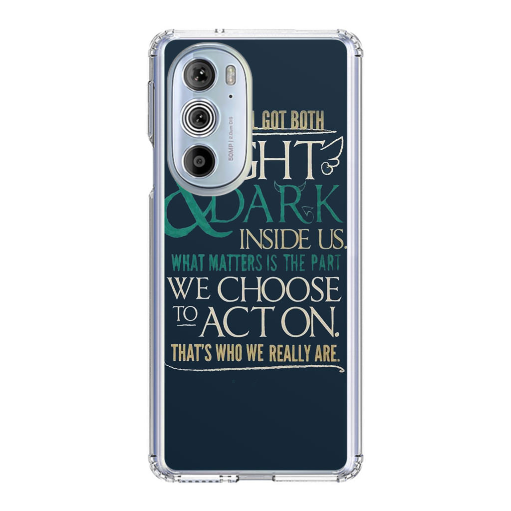 Sirius Black Quotes Motorola Edge Plus 2022 Case