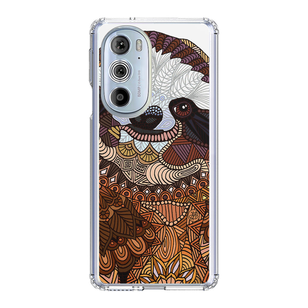 Sloth Ethnic Pattern Motorola Edge Plus 2022 Case